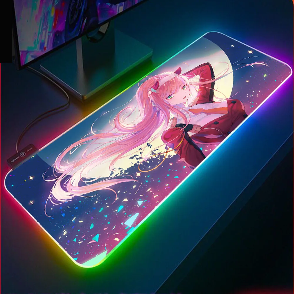 XGZ Anime Zero Two RGB Kawaii Mouse Pad Luminous LED Laptop Mini Game Accessories Gamer Keyboard Carpet Pad mousepad Gaming Desk
XGZ Anime Zero Two RGB Kawaii Mouse Pad Luminous LED Laptop Mini Game Accessories Gamer Keyboard Carpet Pad mousepad Gaming Desk