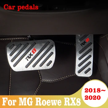 For MG Roewe RX8 2018 2019 2020 AT Aluminum alloy Gas Brake Pedal Cover Car Styling 
For MG Roewe RX8 2018 2019 2020 AT Aluminum alloy Gas Brake Pedal Cover Car Styling