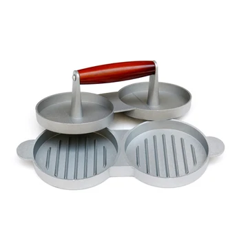 2-Holes Hamburger Press Round Shape Hamburger Press Hamburger Meat Beef Grill Aluminum Patty Press Kitchen Hamburger Mold
2-Holes Hamburger Press Round Shape Hamburger Press Hamburger Meat Beef Grill Aluminum Patty Press Kitchen Hamburger Mold