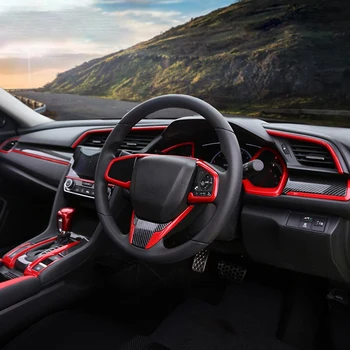 9Pcs Carbon Fiber Console Center Dashboard Cover Trim Decorative Stickers for Honda Civic 10Th 2016-2019 Car Accessories
9Pcs Carbon Fiber Console Center Dashboard Cover Trim Decorative Stickers for Honda Civic 10Th 2016-2019 Car Accessories