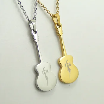 Elvis Fans Memarial Gift Guitar lute Pendant Necklace Gold Stainless Steel Jewelry Engraved TCB Lightning DropShipping wholesale
Elvis Fans Memarial Gift Guitar lute Pendant Necklace Gold Stainless Steel Jewelry Engraved TCB Lightning DropShipping wholesale