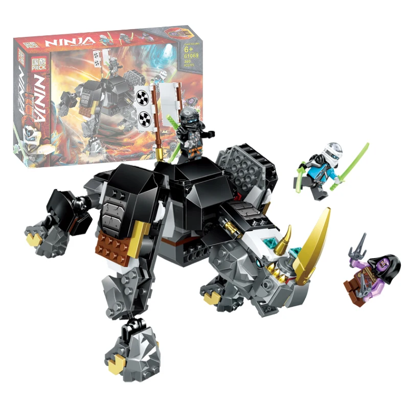 New 2020 360pcs Ninja Zane's Mino Creature Rhinoceros Model Building Blocks Ninjagoes 71719 Bricks DIY Toys for Christmas Gift
New 2020 360pcs Ninja Zane's Mino Creature Rhinoceros Model Building Blocks Ninjagoes 71719 Bricks DIY Toys for Christmas Gift