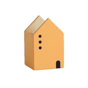 House Shape Wooden Pencil Pen Holder Desktop Organizer Container Stationery Pot M0XB 
House Shape Wooden Pencil Pen Holder Desktop Organizer Container Stationery Pot M0XB
