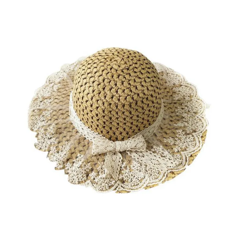 Summer Little Girl with Bow Tie Along The Sun Hats Beach Sunscreen Sun Hat Fashion Tide Fisherman Hat Hand-wovent Baby Sun 
Summer Little Girl with Bow Tie Along The Sun Hats Beach Sunscreen Sun Hat Fashion Tide Fisherman Hat Hand-wovent Baby Sun