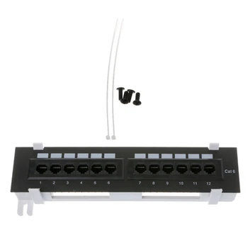 HOT-Network Tool Kit 12 Port Cat6 Patch Panel Rj45 Networking Wall Mount Rack Mount Bracket
HOT-Network Tool Kit 12 Port Cat6 Patch Panel Rj45 Networking Wall Mount Rack Mount Bracket