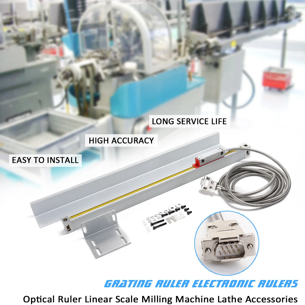 Grating Ruler Optical Ruler Linear Scale Electronic Rulers milling/ lathe/ drill machine Lathe Accessories dro digital readout
Grating Ruler Optical Ruler Linear Scale Electronic Rulers milling/ lathe/ drill machine Lathe Accessories dro digital readout
