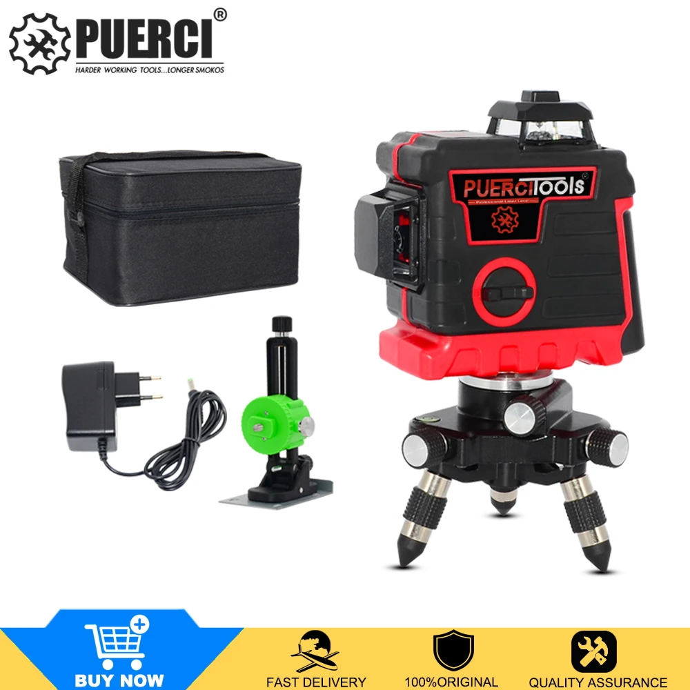12 Lines 3D Laser Level 360 Rotary Vertical Self-Leveling Cross Super Powerful Green Laser tool
12 Lines 3D Laser Level 360 Rotary Vertical Self-Leveling Cross Super Powerful Green Laser tool