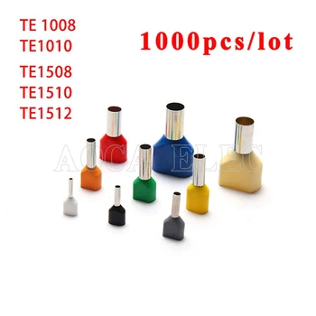 1000PCS type double pipe insulated cold-press terminal Needle end Multicolor optional TE1512 TE1008 TE 1010 TE1508 TE1512
1000PCS type double pipe insulated cold-press terminal Needle end Multicolor optional TE1512 TE1008 TE 1010 TE1508 TE1512