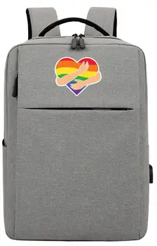 LGBT USB Charging 15.6 inch Laptop Backpack Bag PC Tablet Knapsack Daypack
LGBT USB Charging 15.6 inch Laptop Backpack Bag PC Tablet Knapsack Daypack