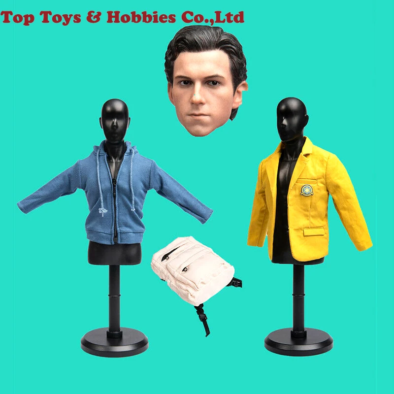 TYM060 1/6 Scale Tom Holland Spider-man Head Carved & School Uniform Suit for 12" man male action figure body
TYM060 1/6 Scale Tom Holland Spider-man Head Carved & School Uniform Suit for 12" man male action figure body