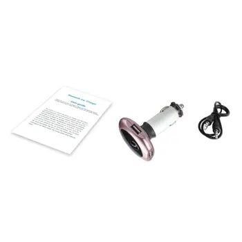 Q7 Car Kit Handsfree FM Transmitter With Mic 3.5mm AUX Wireless Car Speaker Music Player Support TF Card
Q7 Car Kit Handsfree FM Transmitter With Mic 3.5mm AUX Wireless Car Speaker Music Player Support TF Card