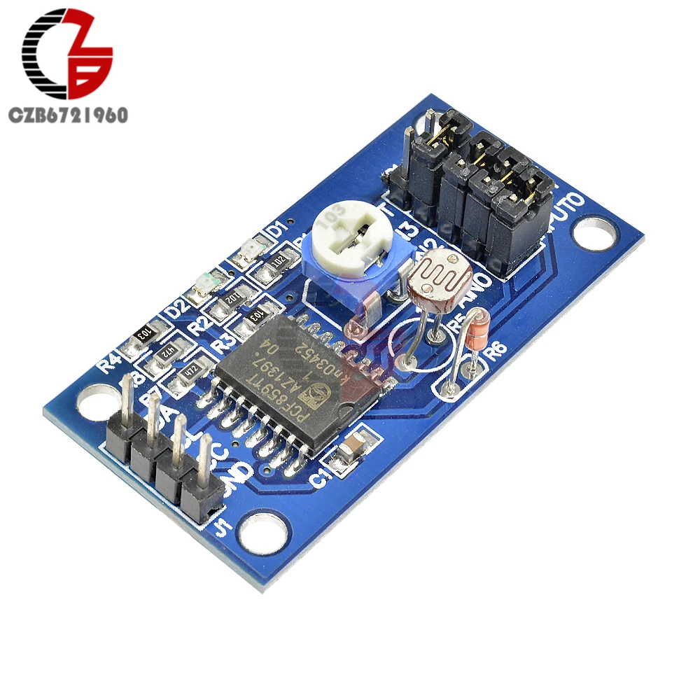 I2C PCF8591 8-Bit A/D and D/A Converter Module 2.5V-6V Analog Input Multiplexing On-Chip Track Hold Digital to Analog Conversion
I2C PCF8591 8-Bit A/D and D/A Converter Module 2.5V-6V Analog Input Multiplexing On-Chip Track Hold Digital to Analog Conversion