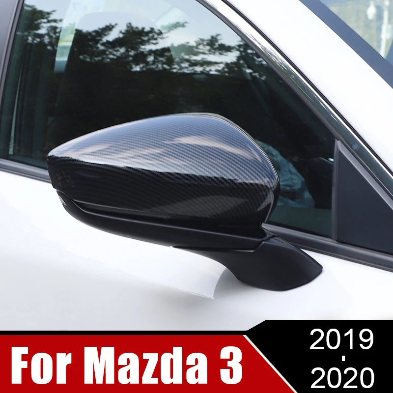 Для Mazda 3 Axela BP аксессуары 2021 2020 2019 автомобиля зеркала заднего вида покрытия
