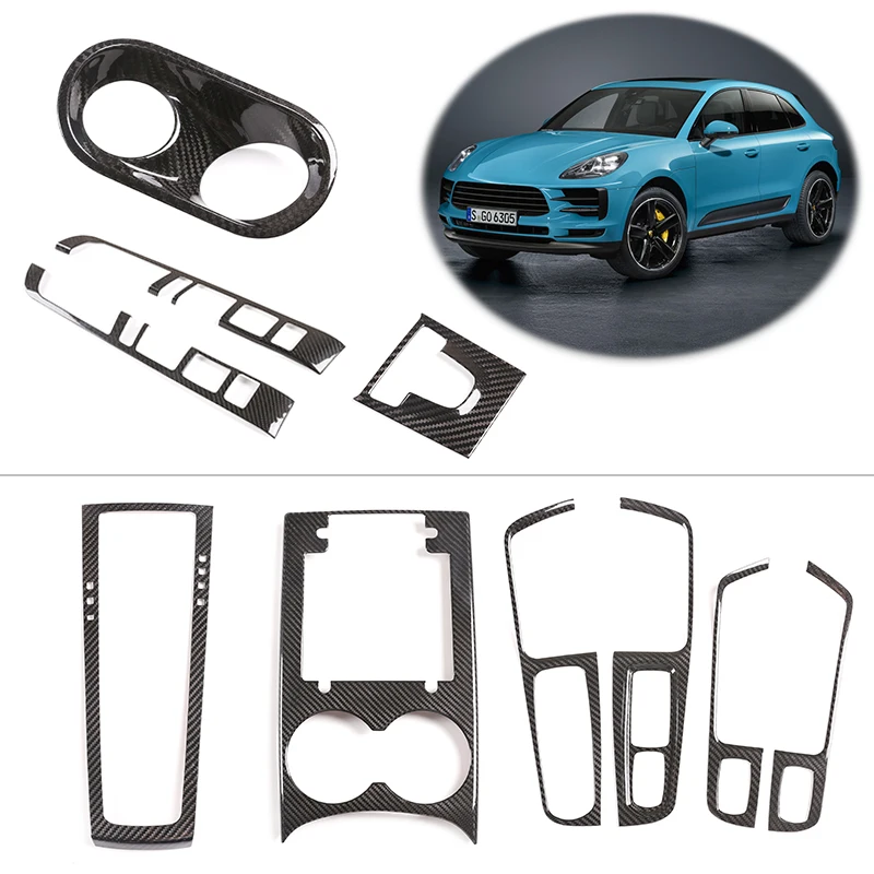 Real Carbon Car Door Steering Wheel Center Console Gear Control Panel Cover For Porsche MACAN 2014-2020 Car Accessories Interior
Real Carbon Car Door Steering Wheel Center Console Gear Control Panel Cover For Porsche MACAN 2014-2020 Car Accessories Interior