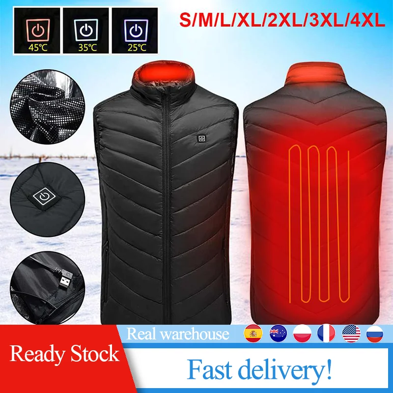 Jacket Heated Outdoor Electric Heated Vest USB Heating Vest Winter Thermal Cloth Feather Hot Sale Camping Hiking Warm Hunting
Jacket Heated Outdoor Electric Heated Vest USB Heating Vest Winter Thermal Cloth Feather Hot Sale Camping Hiking Warm Hunting