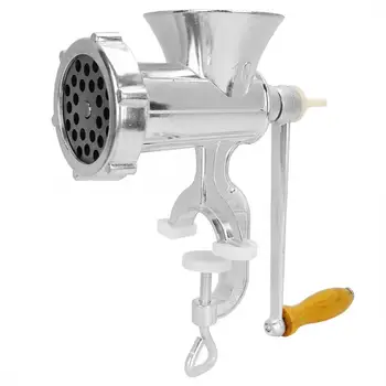 kitchen Meat Brokentopieces Tools Multifunction Aluminum Alloy Manual Meat Grinder Meat Grinding Machine with Sausage Making
kitchen Meat Brokentopieces Tools Multifunction Aluminum Alloy Manual Meat Grinder Meat Grinding Machine with Sausage Making