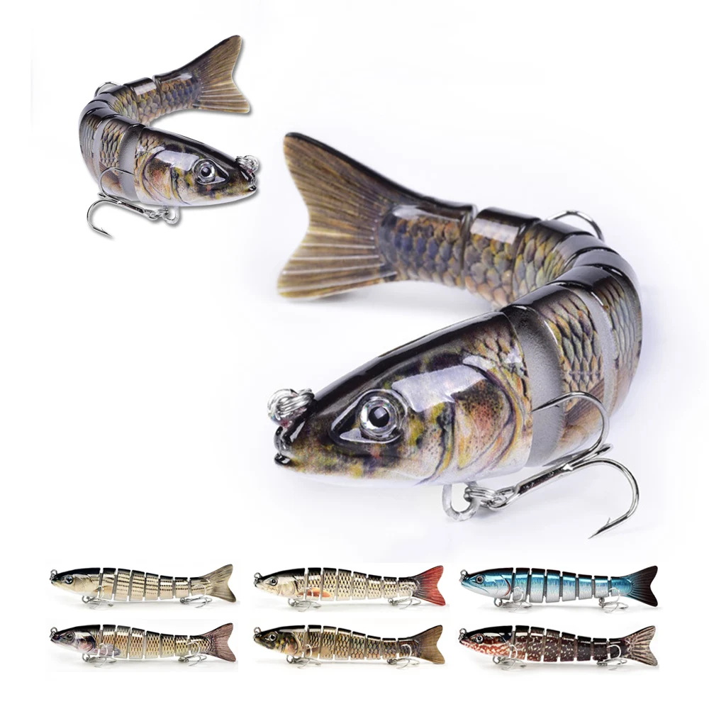 Fishing Lure 8 Segement Multi Jointed Swimbait Lure wobblers Pike Crankbait Isca Hard Artificial Bait Winter Fishing Accessories
Fishing Lure 8 Segement Multi Jointed Swimbait Lure wobblers Pike Crankbait Isca Hard Artificial Bait Winter Fishing Accessories