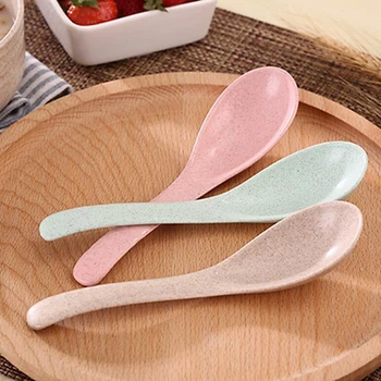 3pcs/lot Soup Spoon Wheat Fiber Tea Coffee Spoon For Tea Party Teaspoons Ice Cream Flatware Soup Spoon Sets
3pcs/lot Soup Spoon Wheat Fiber Tea Coffee Spoon For Tea Party Teaspoons Ice Cream Flatware Soup Spoon Sets