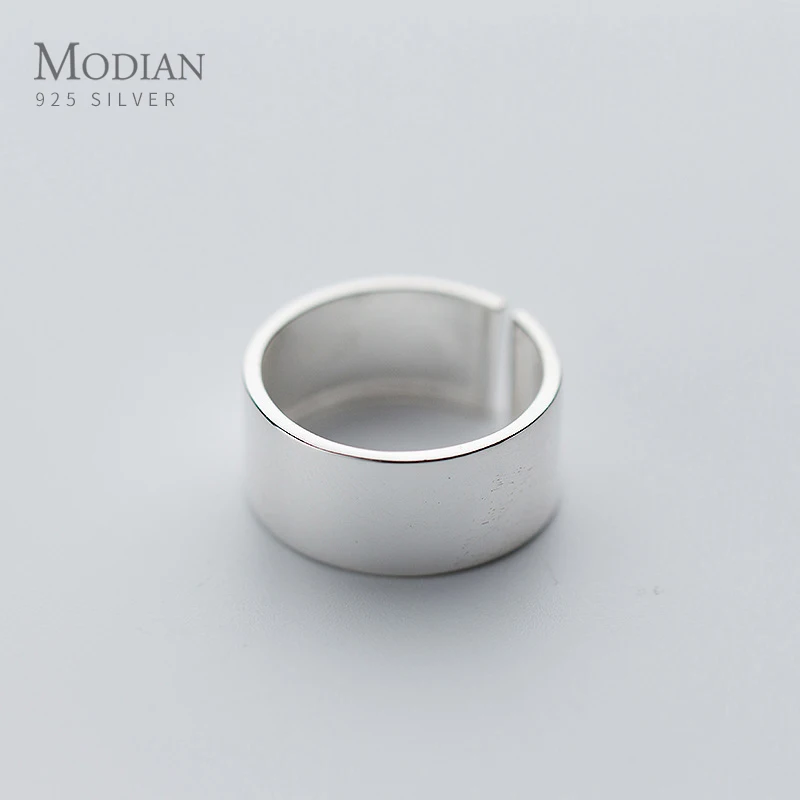 Modian Classic Authentic 925 Sterling Silver Frosted Punk Wide Ring for Women Free Size Ring Hiphop Style Fine Jewelry 2020 New
Modian Classic Authentic 925 Sterling Silver Frosted Punk Wide Ring for Women Free Size Ring Hiphop Style Fine Jewelry 2020 New
