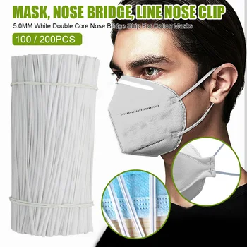 New Hot 100/200 Pcs Nose Bridge Strip Mouth Accessories DIY Making Face Cover Fix Protection SMD66
New Hot 100/200 Pcs Nose Bridge Strip Mouth Accessories DIY Making Face Cover Fix Protection SMD66