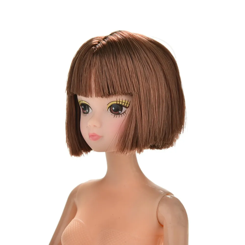 barbie with short brown hair