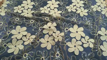 2020 High Quality African Lace Fabric , Yellow French Net Embroidery Sequins Tulle Lace Fabric For Nigerian party Dress M15593 
2020 High Quality African Lace Fabric , Yellow French Net Embroidery Sequins Tulle Lace Fabric For Nigerian party Dress M15593