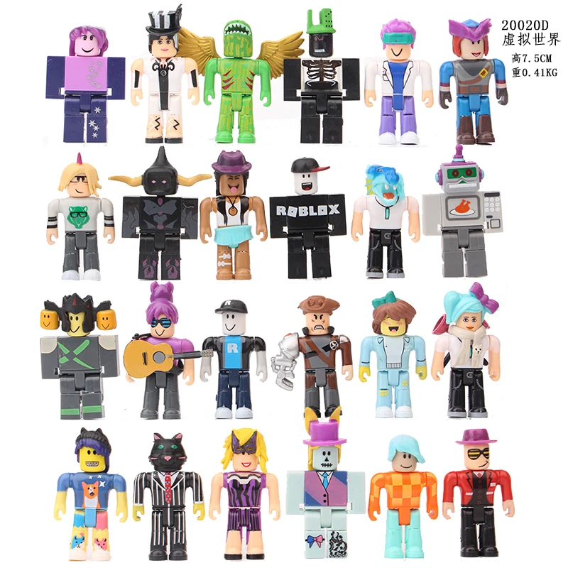 24pcs/set Original ROBLOX game peripheral doll two styles anime model figure decoration collection child boy birthday party gift
24pcs/set Original ROBLOX game peripheral doll two styles anime model figure decoration collection child boy birthday party gift