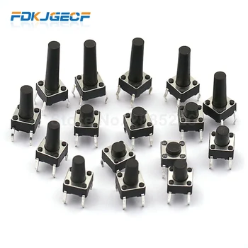 20PCS 4Pin 6*6 Micro Tact Push Button Switches DIP 6x6x4.3/5/6/7/8/9/10/11/12/13/14/15 MM 4.3mm 5mm 6mm 7mm 8mm 9mm 10mm 11mm
20PCS 4Pin 6*6 Micro Tact Push Button Switches DIP 6x6x4.3/5/6/7/8/9/10/11/12/13/14/15 MM 4.3mm 5mm 6mm 7mm 8mm 9mm 10mm 11mm