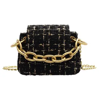 Woman Small Fashion Handbags Delicate Texture Women Vintage Chain Shoulder Bag Woolen Mini Messenger Bag Handbags
Woman Small Fashion Handbags Delicate Texture Women Vintage Chain Shoulder Bag Woolen Mini Messenger Bag Handbags