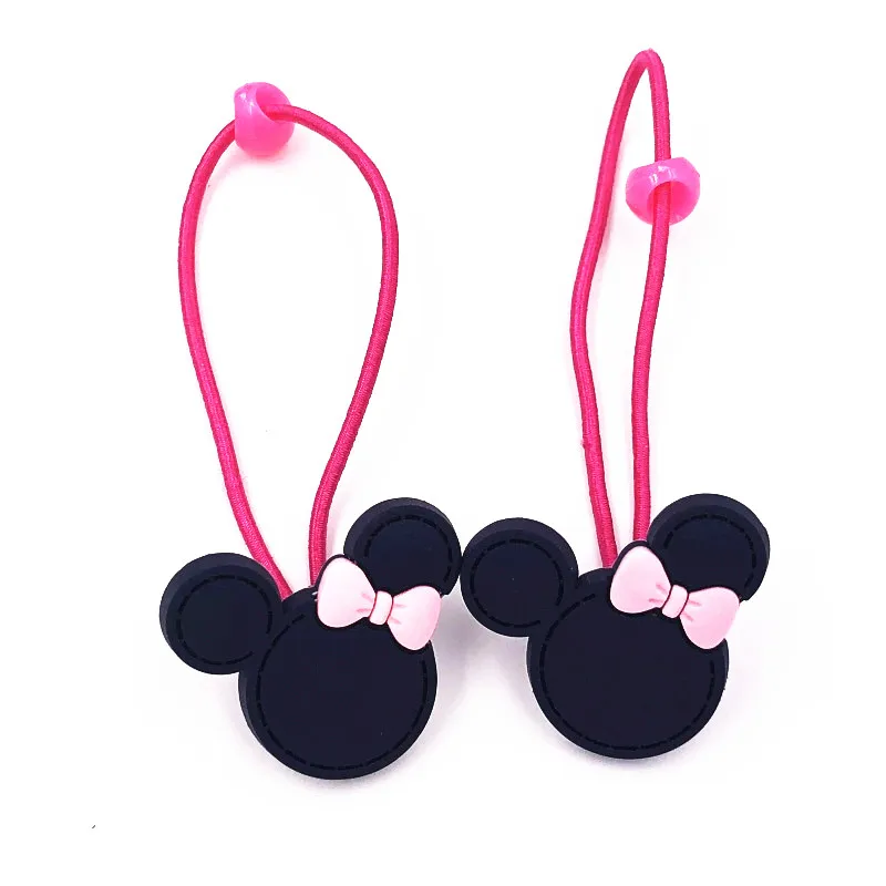 Фото 2PCS Cartoon Minnie Mickey Bowknot Hair Clips Accessories Wear Pins Hairgrip Tie Girls Cosplay Party Gift | Аксессуары для одежды