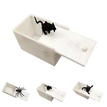 Creative Simulation Spider Mouse Scorpion Scared Wooden Box Prank Toy Whole-person Wooden Box Fun Spider Surprise Box Tricky Toy
Creative Simulation Spider Mouse Scorpion Scared Wooden Box Prank Toy Whole-person Wooden Box Fun Spider Surprise Box Tricky Toy