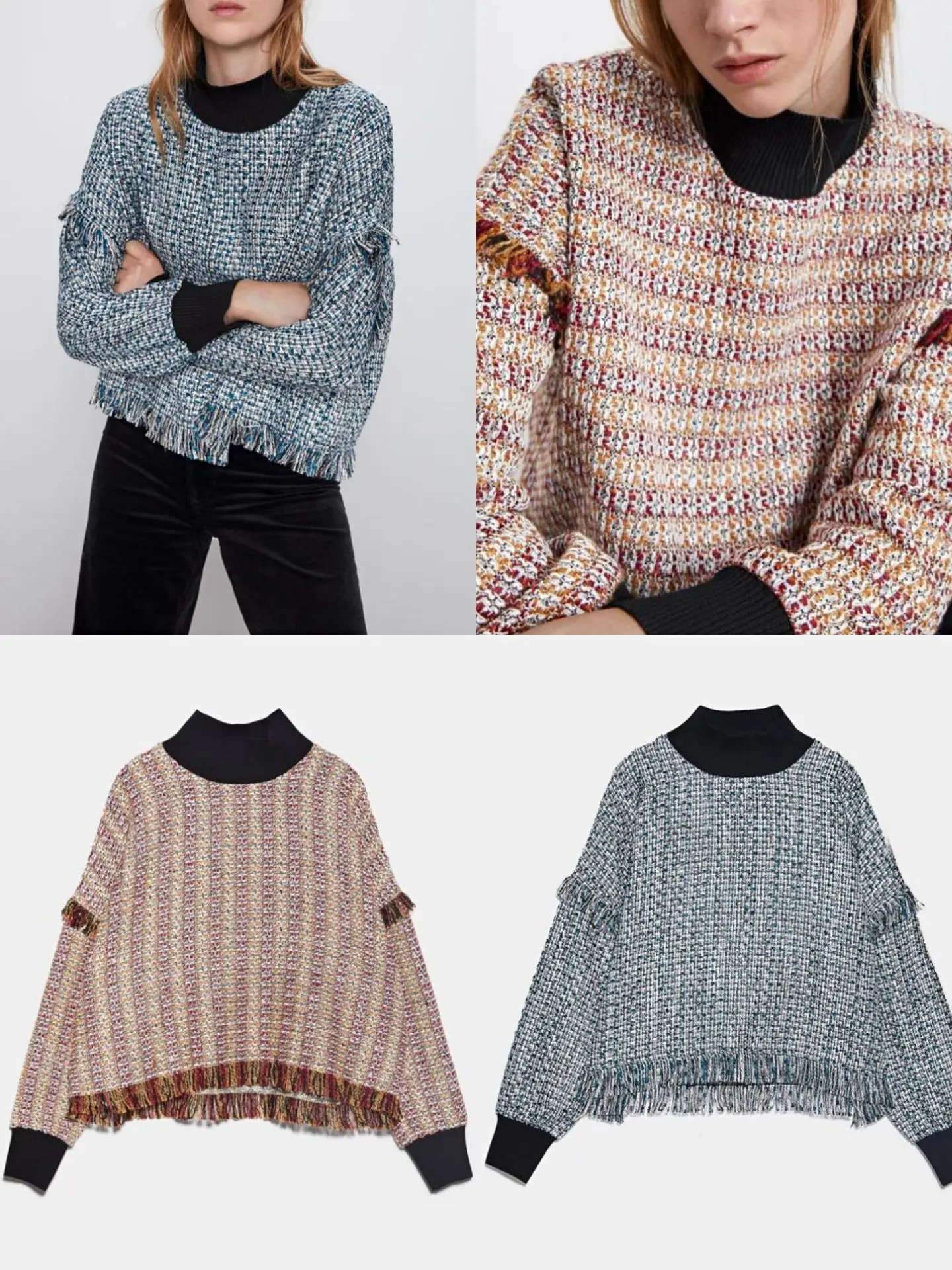 Overplus of Goods Exported to Europe And us y Female Style Stand Collar Tassels Loose-Fit Tassels Edge Women's Is Spring New Sty
Overplus of Goods Exported to Europe And us y Female Style Stand Collar Tassels Loose-Fit Tassels Edge Women's Is Spring New Sty