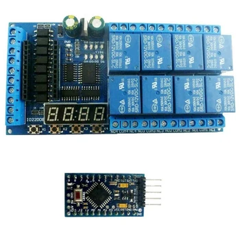 8 Channel PLC Relay Shield Module Delay Timer Switch Board Relay Module for Arduino
8 Channel PLC Relay Shield Module Delay Timer Switch Board Relay Module for Arduino