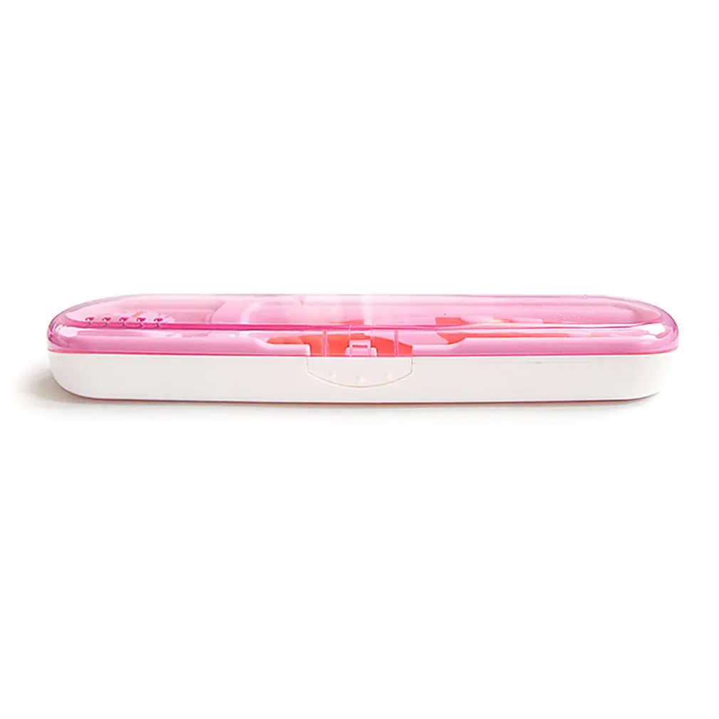 2 In1 UV Disinfection Toothbrush Box Toothbrush Head Sterilizer Portable Toothbrush Case Power By Battery For Household Travel
2 In1 UV Disinfection Toothbrush Box Toothbrush Head Sterilizer Portable Toothbrush Case Power By Battery For Household Travel
