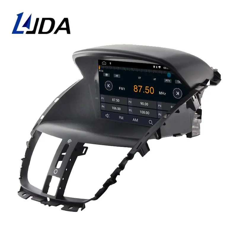 LJDA 1 Din Android 10 0 Автомобильный DVD плеер для peugeot 207 207CC 2007 2008 2009 2010 2011 2012 2013 2014 WiFi радио