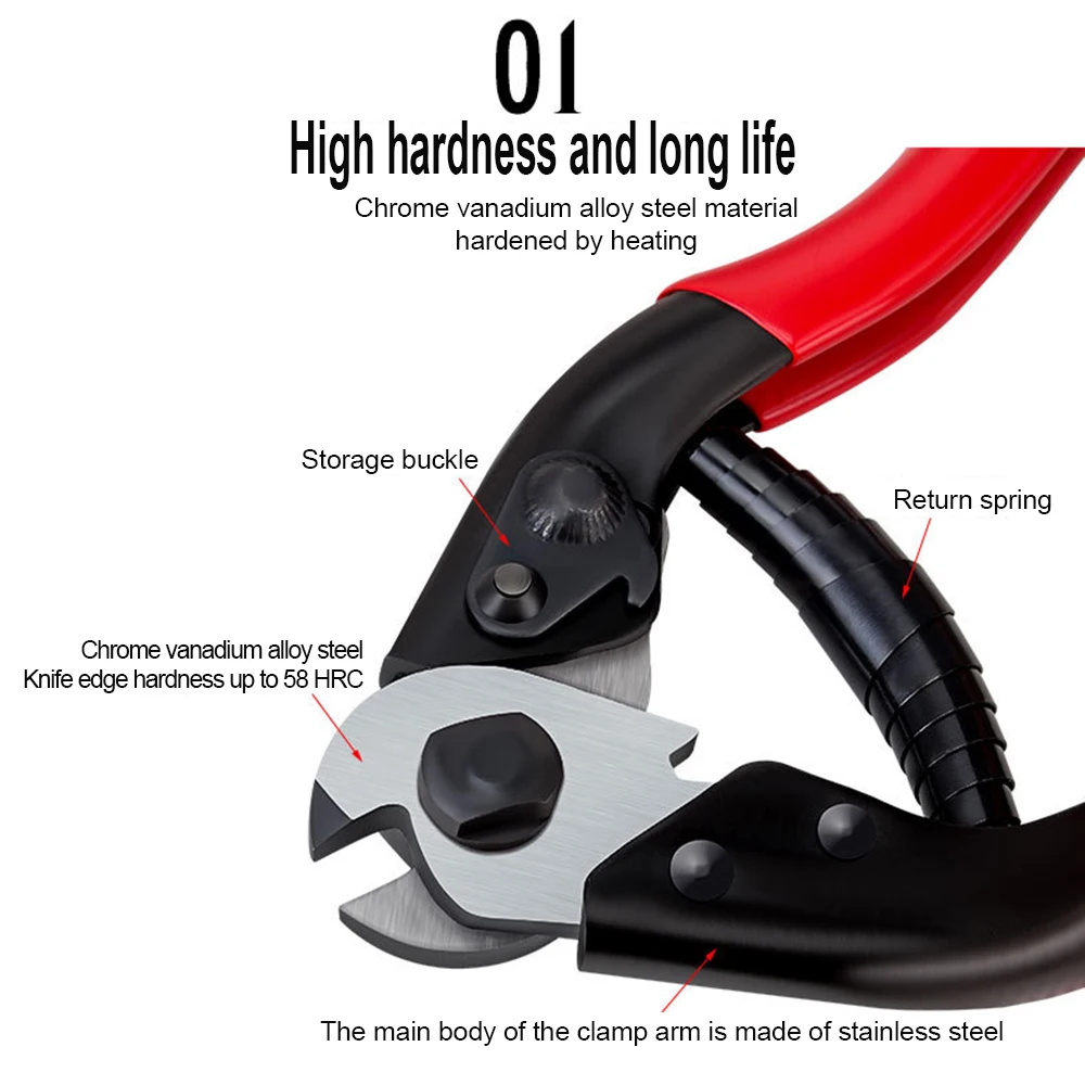 Bicycle Brake Shift Wire Cable Cutter Outer Spoke Cutting Pliers