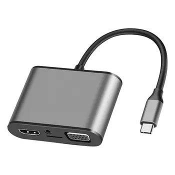 8-in-1 USB C Hub USB-C to HDMI VGA Adapter Thunderbolt 3 Type-C PD TF 3.5MM Reader Slot USB3.0 HUB for MacBook
8-in-1 USB C Hub USB-C to HDMI VGA Adapter Thunderbolt 3 Type-C PD TF 3.5MM Reader Slot USB3.0 HUB for MacBook