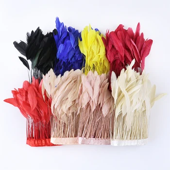 10 Yard feathers Natural Rooster Tail Feather Trims 10-18CM Dress Sewing Decorative cock feathers Ribbon for crafts Dyed
10 Yard feathers Natural Rooster Tail Feather Trims 10-18CM Dress Sewing Decorative cock feathers Ribbon for crafts Dyed