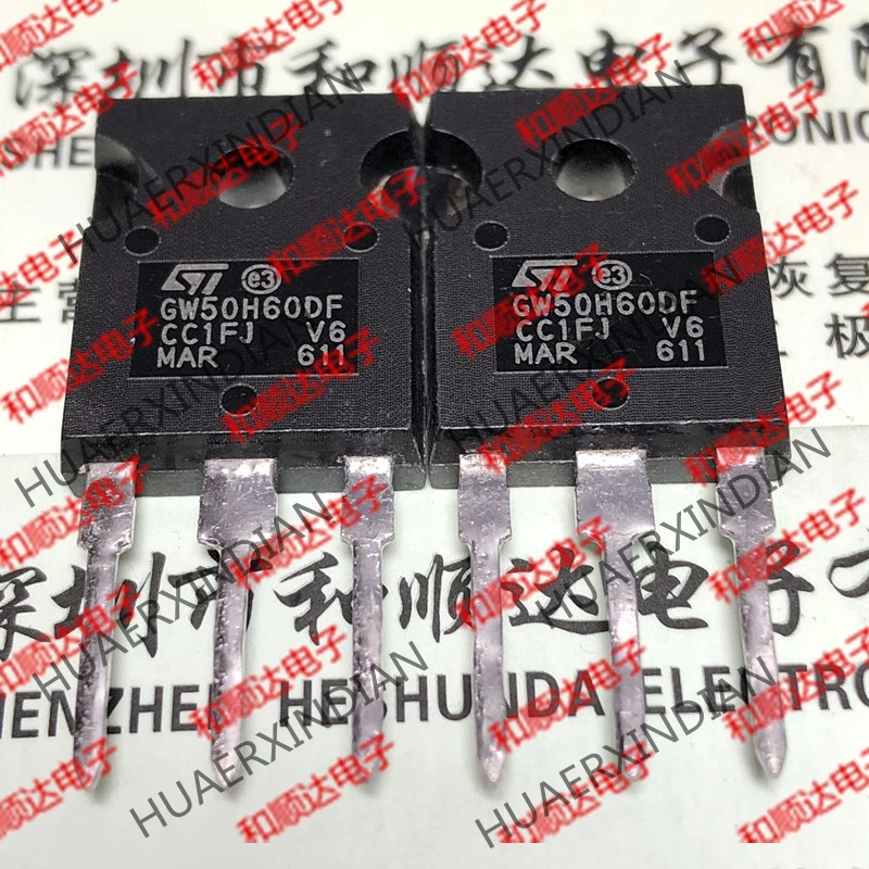 1 предмет новые футболки для оригинальный GW50H60DF STGW50H60DF TO-247600V 50A Гарантия качества |