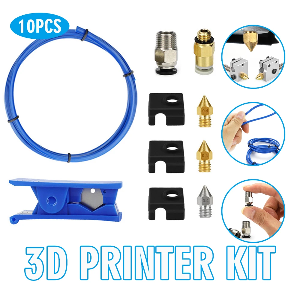 Mayitr 1Set Pipe Cutter Pneumatic Joint PM4-6mm PM4-10mm Stainless Steel Nozzle 3D Printer Kit For Creality Ender 3 
Mayitr 1Set Pipe Cutter Pneumatic Joint PM4-6mm PM4-10mm Stainless Steel Nozzle 3D Printer Kit For Creality Ender 3