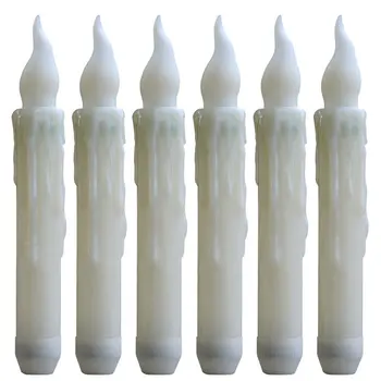 6pcs Creative Remote Control Led Candle Flameless LED Candle Romantic Wax Candle 2 Button Remote Control
6pcs Creative Remote Control Led Candle Flameless LED Candle Romantic Wax Candle 2 Button Remote Control