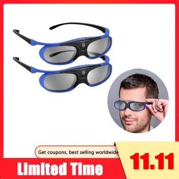 2Pcs Active Shutter Eyewear DLP-Link 3D Glasses USB Rechargeable for DLP LINK Projectors Compatible with BenQ W1070 W700 Project
2Pcs Active Shutter Eyewear DLP-Link 3D Glasses USB Rechargeable for DLP LINK Projectors Compatible with BenQ W1070 W700 Project