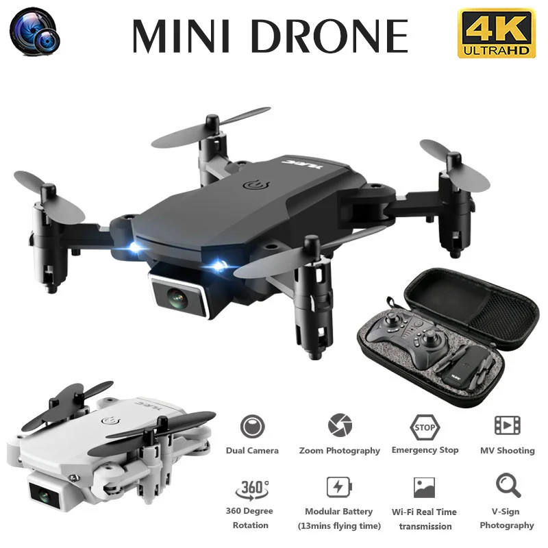 2020 New Mini RC Drone 4K HD Camera WiFi FPV Air Pressure Altitude Maintenance 15 Minutes Battery Life Foldable Quadcopter Toy
2020 New Mini RC Drone 4K HD Camera WiFi FPV Air Pressure Altitude Maintenance 15 Minutes Battery Life Foldable Quadcopter Toy