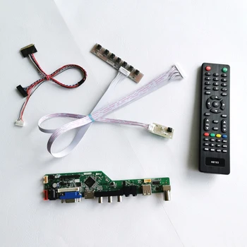 Fit LTN101AT03/HT101HD1 1366*768 10.1" 40Pin LVDS VGA+HDMI+Audio+USB+RF+Remote WLED laptop panel screen controller board DIY kit
Fit LTN101AT03/HT101HD1 1366*768 10.1" 40Pin LVDS VGA+HDMI+Audio+USB+RF+Remote WLED laptop panel screen controller board DIY kit