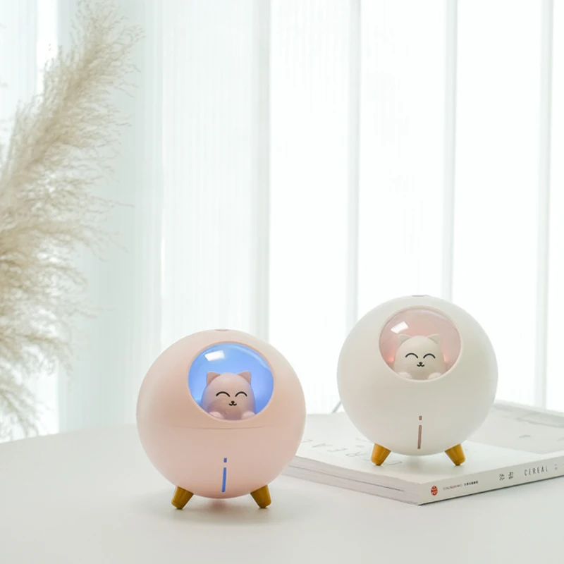 ELOOLE 220ML Air Humidifier Creative Cute Planet Cat Aroma Essential Oil Diffuser USB Fogger Mist Maker with LED Night Lamp
ELOOLE 220ML Air Humidifier Creative Cute Planet Cat Aroma Essential Oil Diffuser USB Fogger Mist Maker with LED Night Lamp