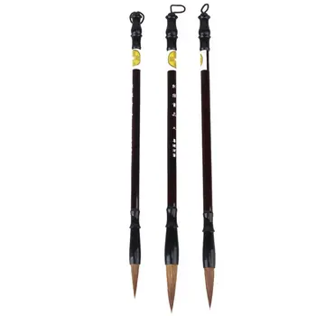 Pack of 3 Excellent Wolf Hair Chinese Caligraphy Kanji Japanese Sumi Drawing Brush Large,Small,Medium Size
Pack of 3 Excellent Wolf Hair Chinese Caligraphy Kanji Japanese Sumi Drawing Brush Large,Small,Medium Size