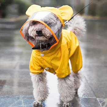 Cute Dog Raincoat Small Dog Clothes Reflective Dog Waterproof Clothes Rain Coat for Teddy Schnauzer Waterproof Puppy Coat 
Cute Dog Raincoat Small Dog Clothes Reflective Dog Waterproof Clothes Rain Coat for Teddy Schnauzer Waterproof Puppy Coat