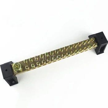 1pcs Double row high current 15-bit zero ground copper strip zero ground bar terminals
1pcs Double row high current 15-bit zero ground copper strip zero ground bar terminals
