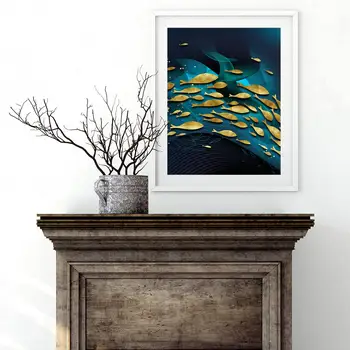 Custom Poster Golden fish#s Canvas Wall Art Picture Set Posters Home Decor Prints Abstract Prints for Room20-0630-51
Custom Poster Golden fish#s Canvas Wall Art Picture Set Posters Home Decor Prints Abstract Prints for Room20-0630-51