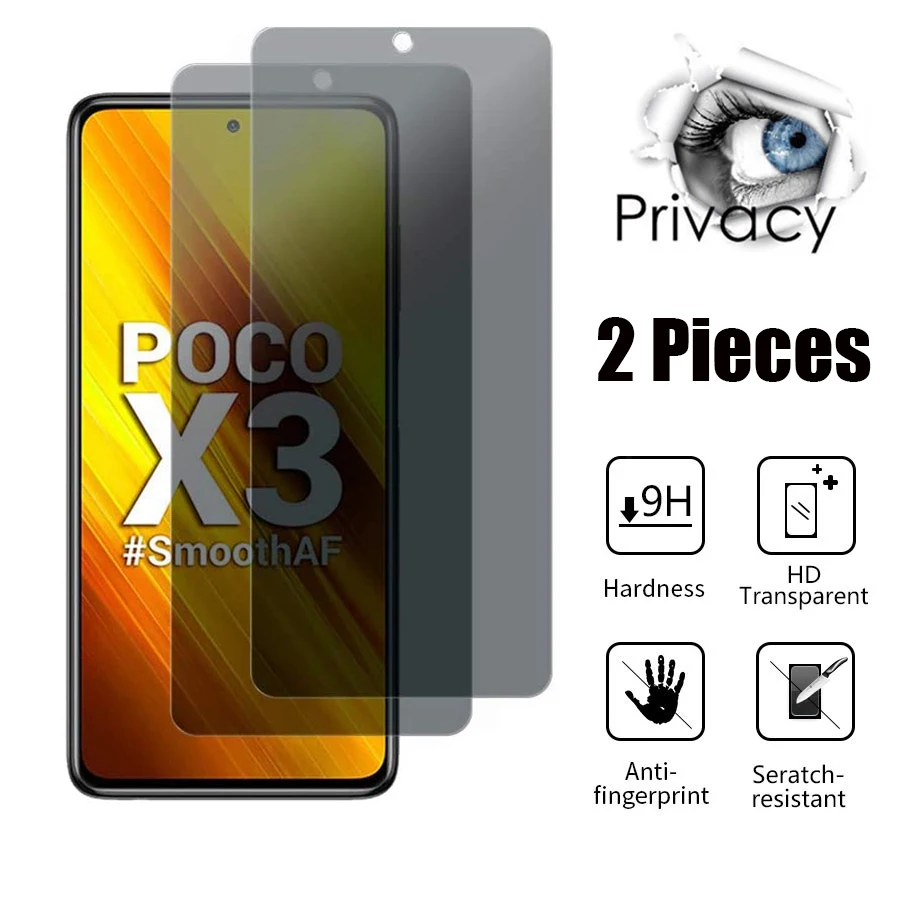 2 Pieces Anti Spy Tempered Glass for Xiaomi Mi X3 NFC F3 Privacy Anti-Peep Screen Protector Redmi K40 Pro Note 9S 8 10 Pro
2 Pieces Anti Spy Tempered Glass for Xiaomi Mi X3 NFC F3 Privacy Anti-Peep Screen Protector Redmi K40 Pro Note 9S 8 10 Pro